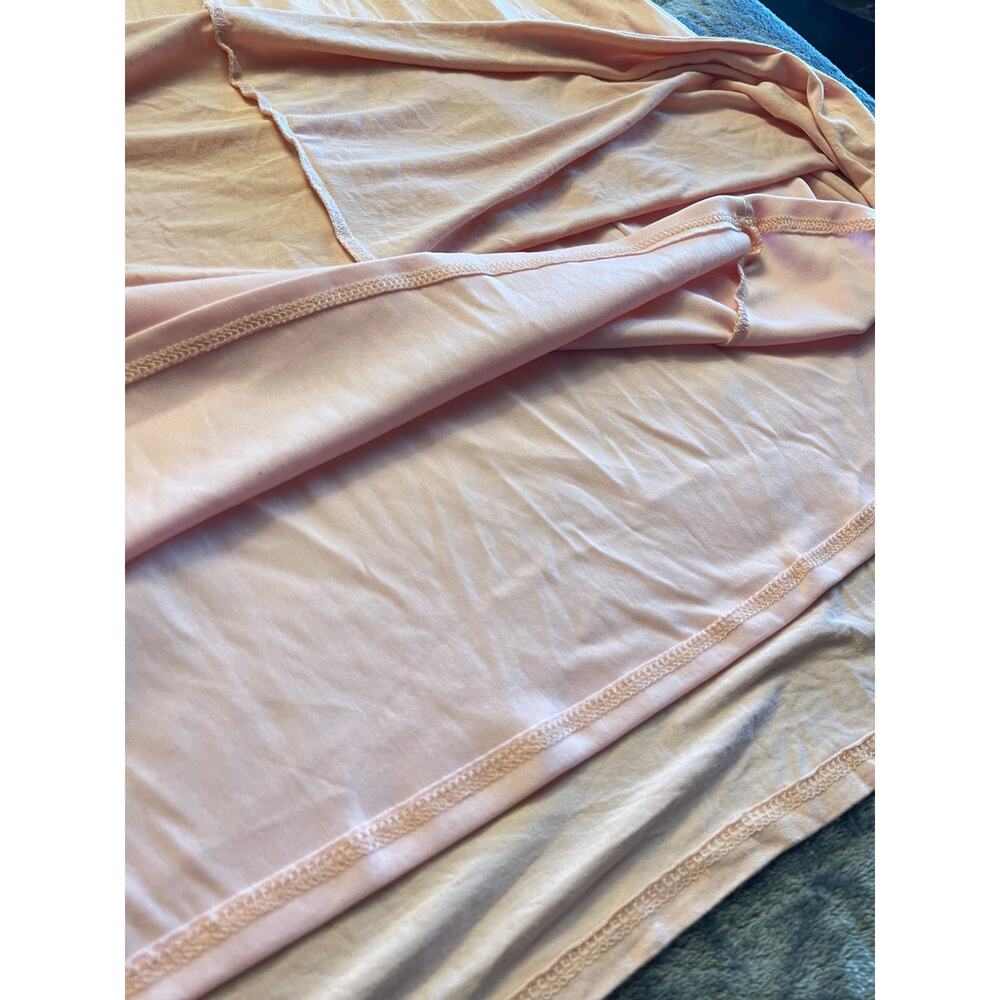 Pink Blush Maternity Maxi Dress Size Medium Empire Waist Short Sleeve - Picture 7 of 8